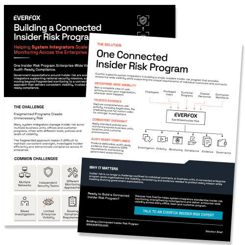 Helping System Integrators Scale Insider Risk Monitoring Across the Enterprise.